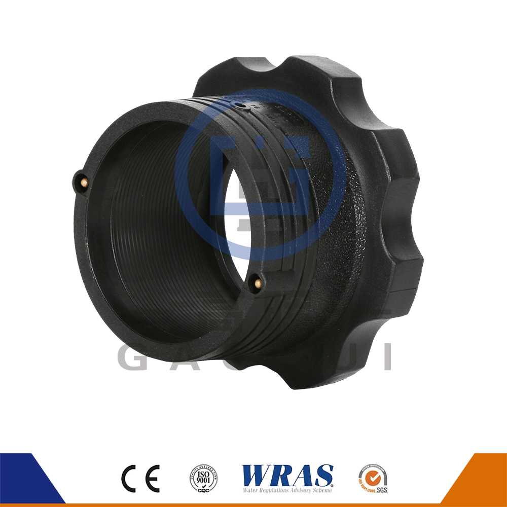 HDPE แม่พิมพ์อิเล็กโทรฟิวชั่นสตับหน้าแปลนอะแดปเตอร์หน้าแปลนหน้าแปลนสำหรับน้ำประปาสำหรับน้ำประปา
