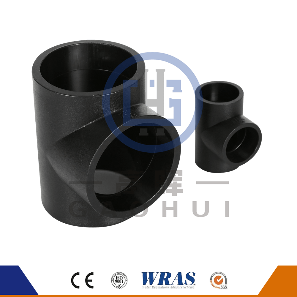 HDPE ซ็อกเก็ตฟิวชั่นเท่ากับ Tee ทำให้มั่นใจได้ว่าการเชื่อมต่อประสิทธิภาพสูง