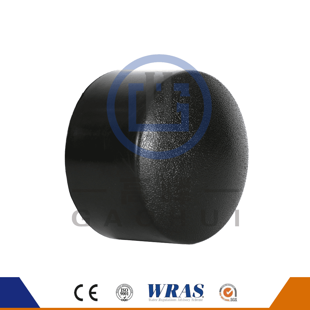 HDPE ปั้นก้นปลายปิดฝาสำหรับน้ำประปาการไหลผ่านการระบายน้ำ